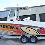 custom boat wrap design