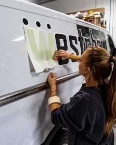 Vinyl Lettering Vehicle Graphics for Sign Company