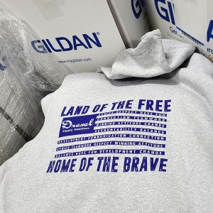 Seymour Promotional Items Printing Drexel Home of the Brave Hoodies client 300x300